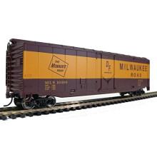 WalthersTrainline redo att kra Milwaukee Road Boxcar rd/gul