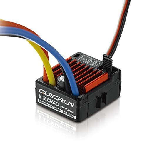 DYS Hobbywing QuicRun WP 1060 Brushed ESc 60A 2-3S LiPo Waterproof for Rc 1/10th Touring cars Buggies Trucks Rock crawlers