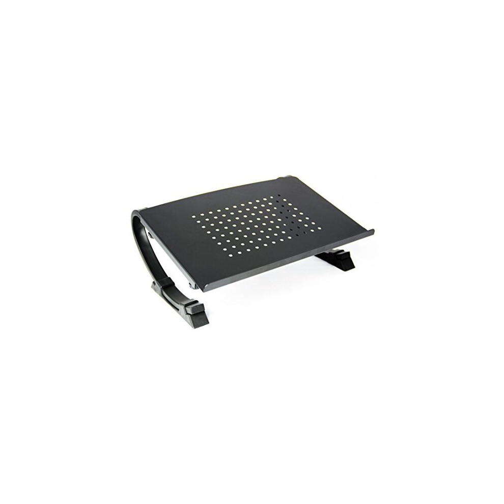 VIVO Black Fully Adjustable Curved Laptop Notebook and Monitor Riser Stand (STAND-V001N)