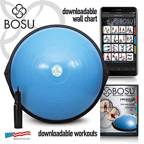 Hot BOSU 65 cm(25.6 in) Balance Trainer (Blue)