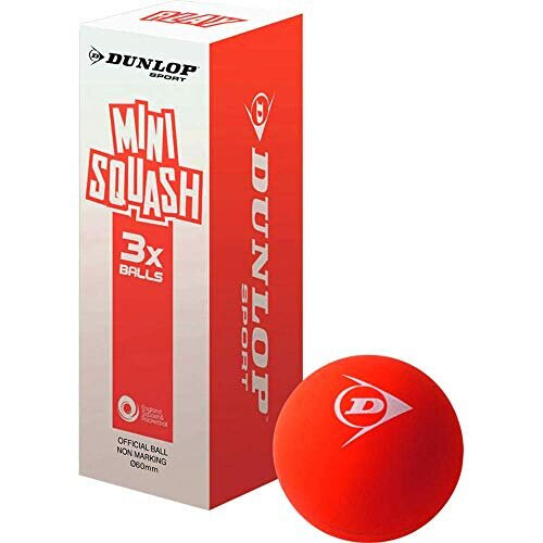 Dunlop DUNLOP Mini Squash Balls (Red)