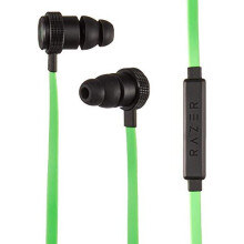 Razer Hammerhead Pro v2 Earbuds: Custom-Tuned Dual-Driver Technology - In-Line Mic & Volume Control - Aluminum Frame - 3.5mm Headphone Jack - Green