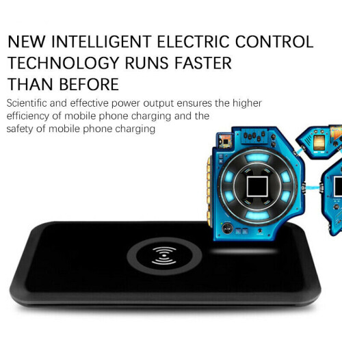 Ultra Thin Universal QI Wireless Charger Plate For Android Phones Charging Pad 2