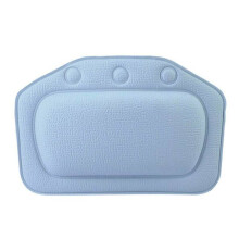 (Dark Blue) Spa Pool, Bath Headrest Hot Tub Head Rest Pillow Neck Support Removable