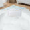 (White) Spa Pool, Bath Headrest Hot Tub Head Rest Pillow Neck Support Removable 2