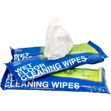 Wet Floor Cleaning Wipes 3 Pack Bundle (60 Cloth Wipes) Fit Most Flat Swivel Floor Mops 21cm x 29cm-Ideal on Laminate Tile Hard Wood Gloss Flooring