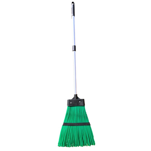 Telescopic Yard Broom Stiff Synthetic Bristles 1