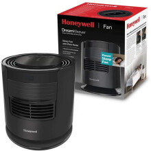 Honeywell HTF400E Dream Weaver Sleep Fan with Pink Noise, USB Charging, 3-Speed Touch Control, Auto-Off, Oscillating Bedside Fan
