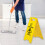 Wet Floor Sign - Yellow Caution Safety Sign 3
