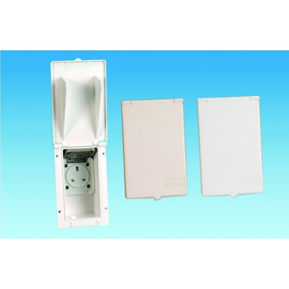 White External 13Amp Socket Box 5060070211190