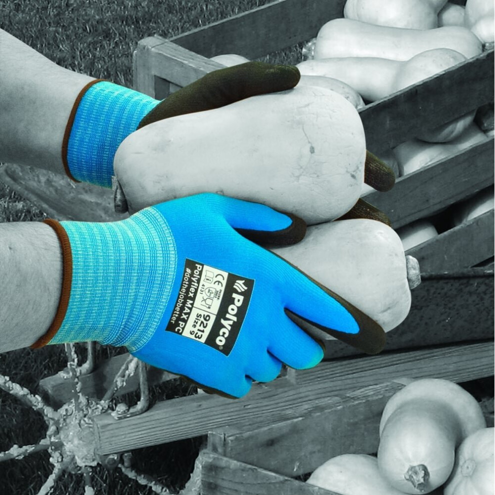 Polyco Polyflex Max Pc Grip Gloves Glove Sizes: 10 - X-Large 5010699536198