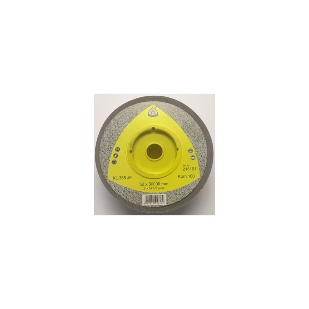 Klingspor Kl 385 Jf Abrasive Roll 50 X 50000Mm Grit Size: 120 4014855048472