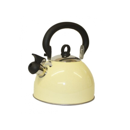 2.5L Stainless Steel Whistling Kettle - Cream