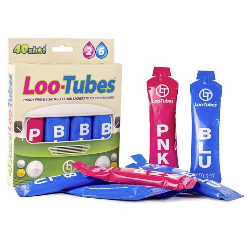 Pennine Leisure Supplies 40 Shot Loo Tubes Toilet Sachets