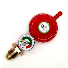 IGT 37mbar Propane Gas Regulator With Pressure Gauge