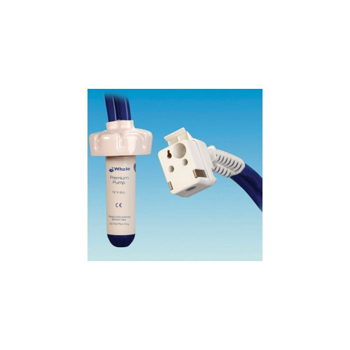 Whale Watermaster High Flow Pump EP1612 - Replacement, Compatible with Whale Socket, Kink-Resistant Hose, Easy-Fit Plug