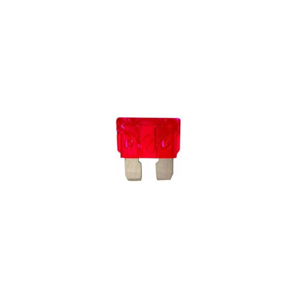 10 Amp Blade Fuses Pk Of 3 Red 5019328375375