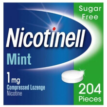 Nicotinell Nicotine Lozenge, 1 mg, Mint, 204 Pieces (Stop Smoking Aid)