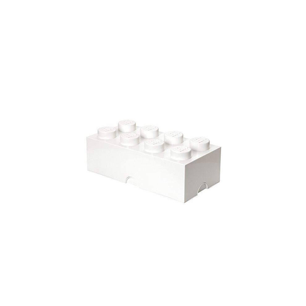 LEgO Storage Box Brick 8 White