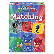 Wonder Forge PJ Masks Matchningsspel | För Barn 3-5 År | Roligt & Snabbt Minnespel | Connor, Greg, Amaya, Night Nin
