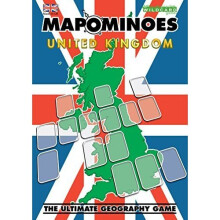 MAPOMINOES UK - Fun Educational Geography Travel Game About Connecting Counties in England Scotland Wales & Northern Ireland. Like Dominoes with maps.