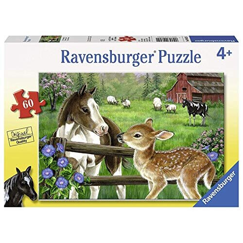 Ravensburger Ravensburger New Neighbors 60 Τεμάχια Πάζλ για Παιδιά - Κάθε Τεμάχιο Είναι Μοναδικό