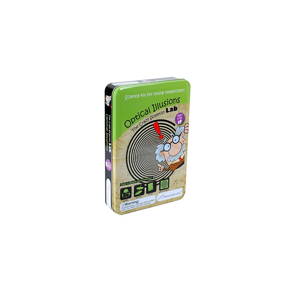 The Cow - Optical Illusions Science Kit For Kids - From The Famous Crazy Scientist Lab Series Purple