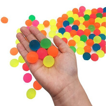 Mydio 100 Bolas Saltitantes, Cores Sortidas, Bolas de Alta Elasticidade para Crianças