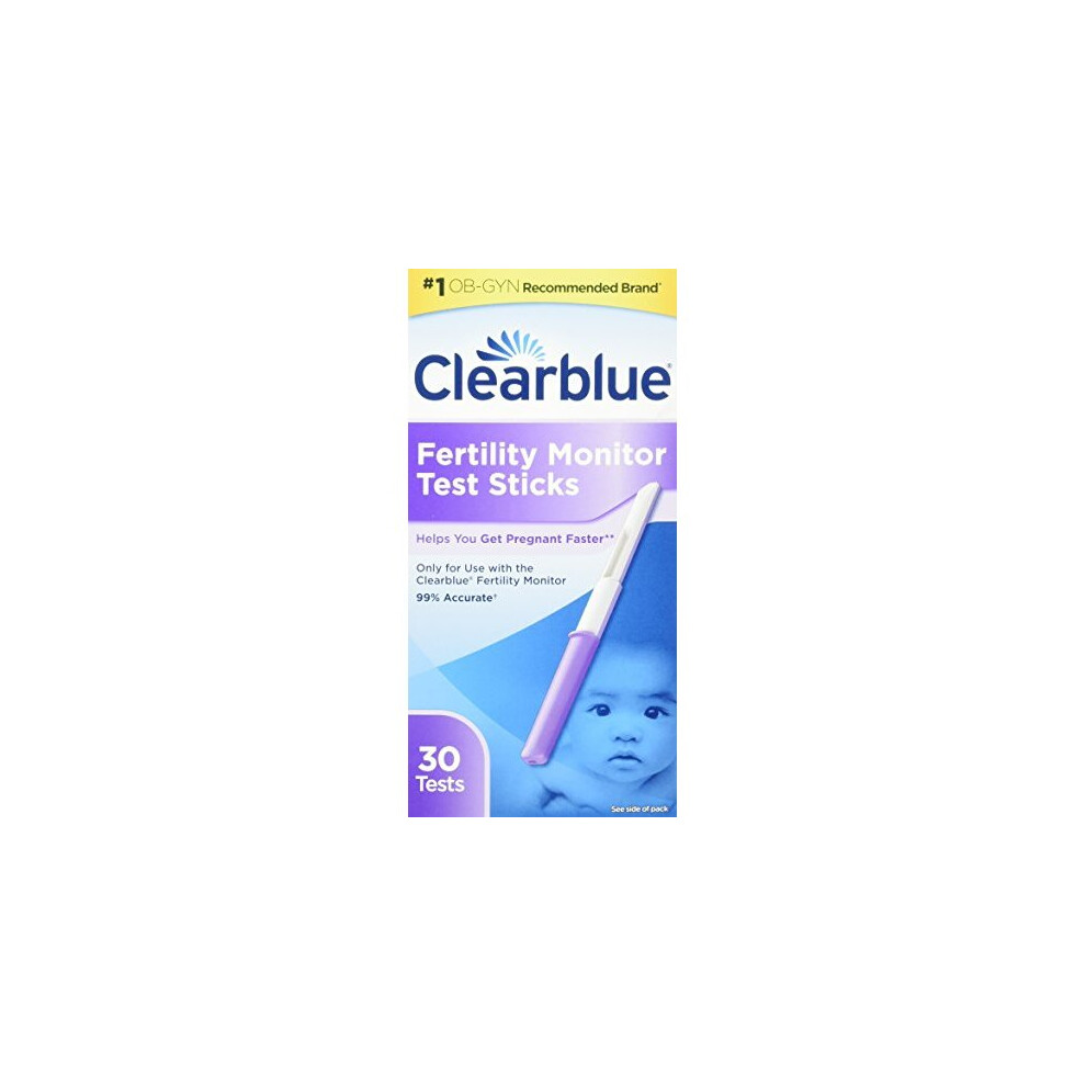 Clearblue Easy Fertility Monitor Test Sticks, 30 Count (Pack of 1)