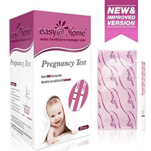 Easy@Home Pregnancy Test Strips Kit Powered by Premom Ovulation Predictor iOS and Android APP 20 HCG Tests