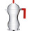 Alessi Alessi Pulcina Espresso Coffee Maker 6 Cups red 1