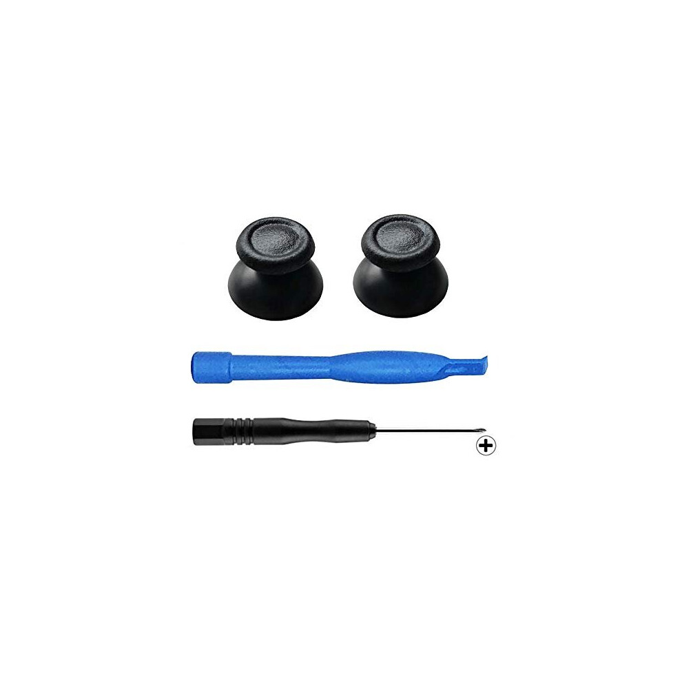 2X Replacement Analog Stick Thumbsticks With T6 Tools For Sony Dual Shock 4 Ps4 Controller Black 867902345680