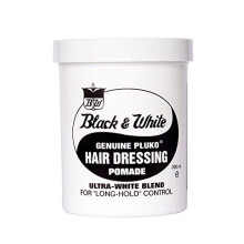 Black & White Genuine Pluko Hair Dressing Pomade Ultra White Blend 200Ml