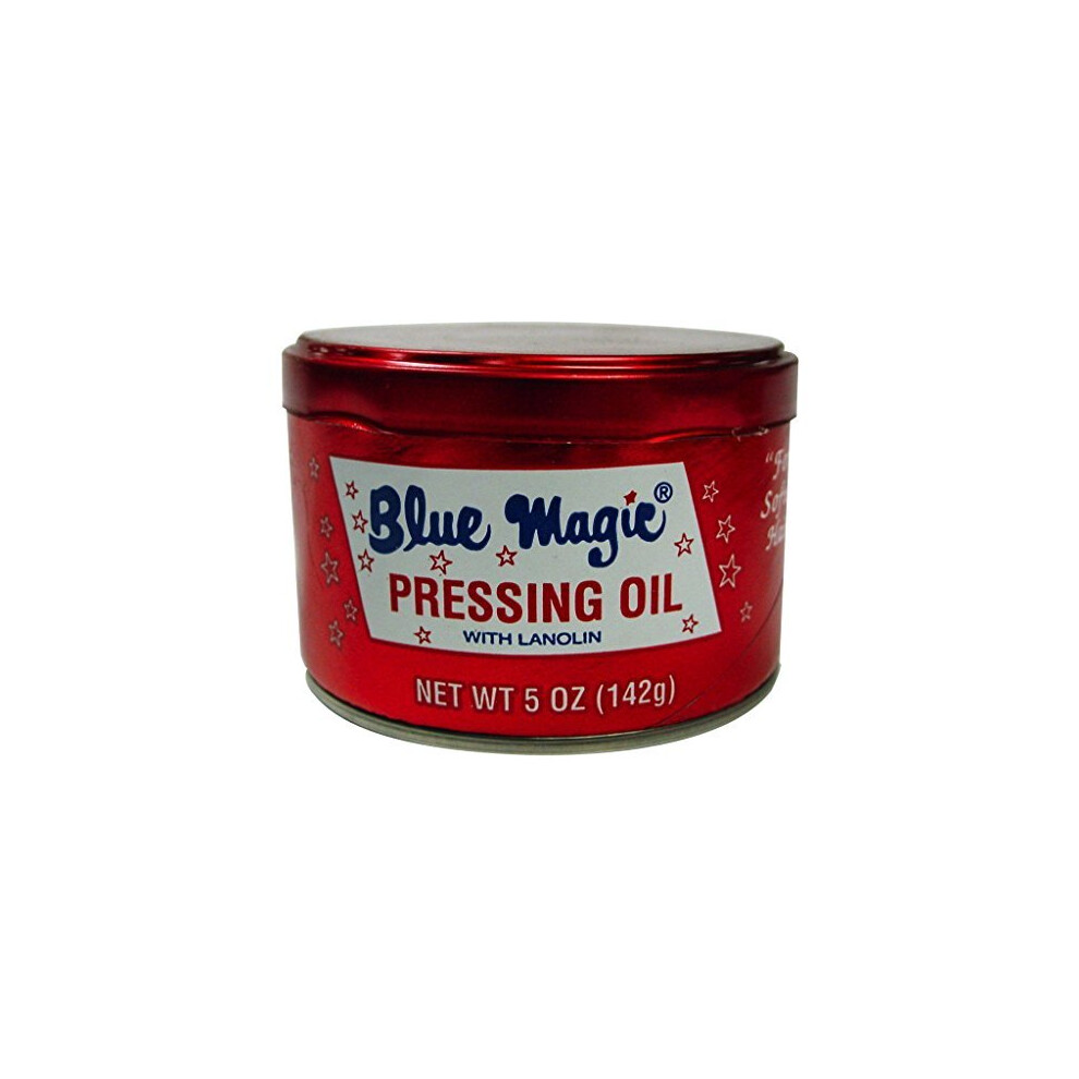 Blue Magic Hair Pressing Oil with Lanolin - 5 Oz