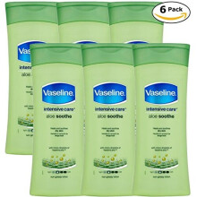 Telov    mlieko Vaseline Intensive Care Aloe Soothe, balenie 6 kusov (400 ml ka   d   )