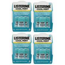 Listerine Cool Mint Pocketpaks Breath Strips 12-24-Strip Pack total 288 strips