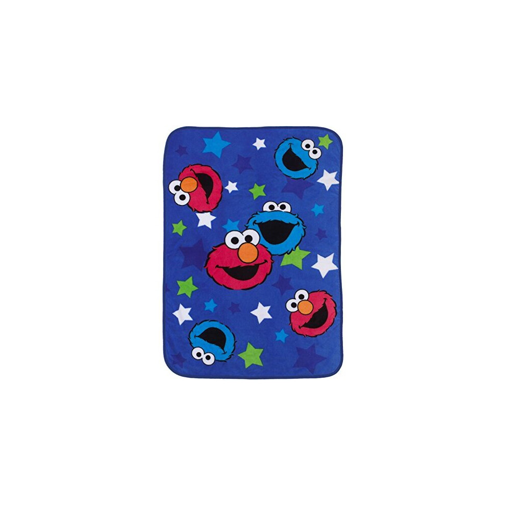 Sesame Street Toddler Blanket - Elmo & Cookie Monster