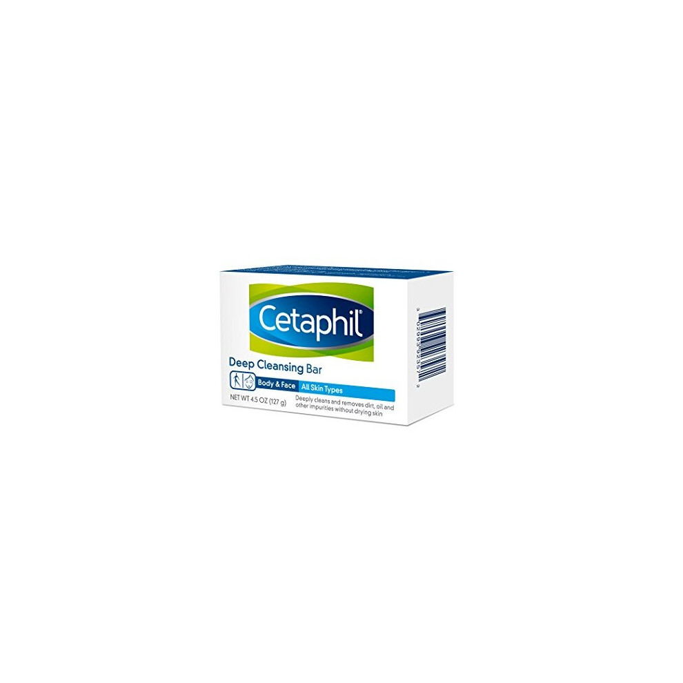 Cetaphil, Deep Cleansing Bar, 4.5 oz (127 g)