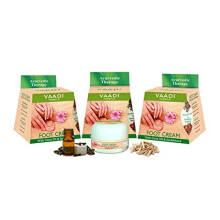 Vaadi Herbals Foot Cream Clove and Sandal Oil 30gms x 3