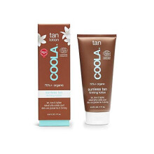 COOLA Organic Sunless Self Tanner Body Firming Lotion Dermatologisch getestete Anti-Aging-Hautpflege Vegan und gentechnikfrei Pia Colada 6 Fl Oz