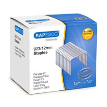 Rapesco Staples, 923 12 mm galvanized Box of 4,000]