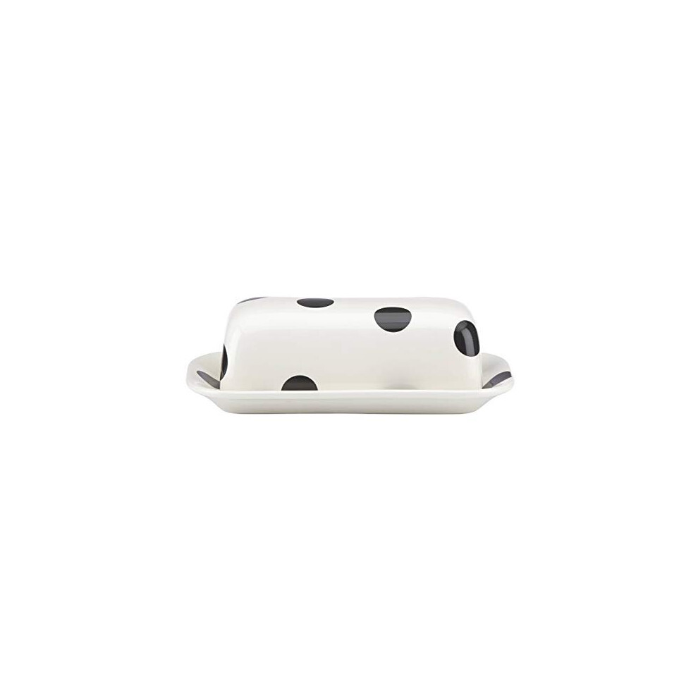 Kate Spade New York 856724 Deco Dot covered butter dish