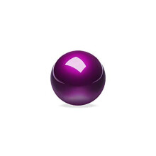 Perixx PERIPRO-303GP Small Trackball 1.34 Inches Replacement Ball for Perimice and M570 Glossy Purple