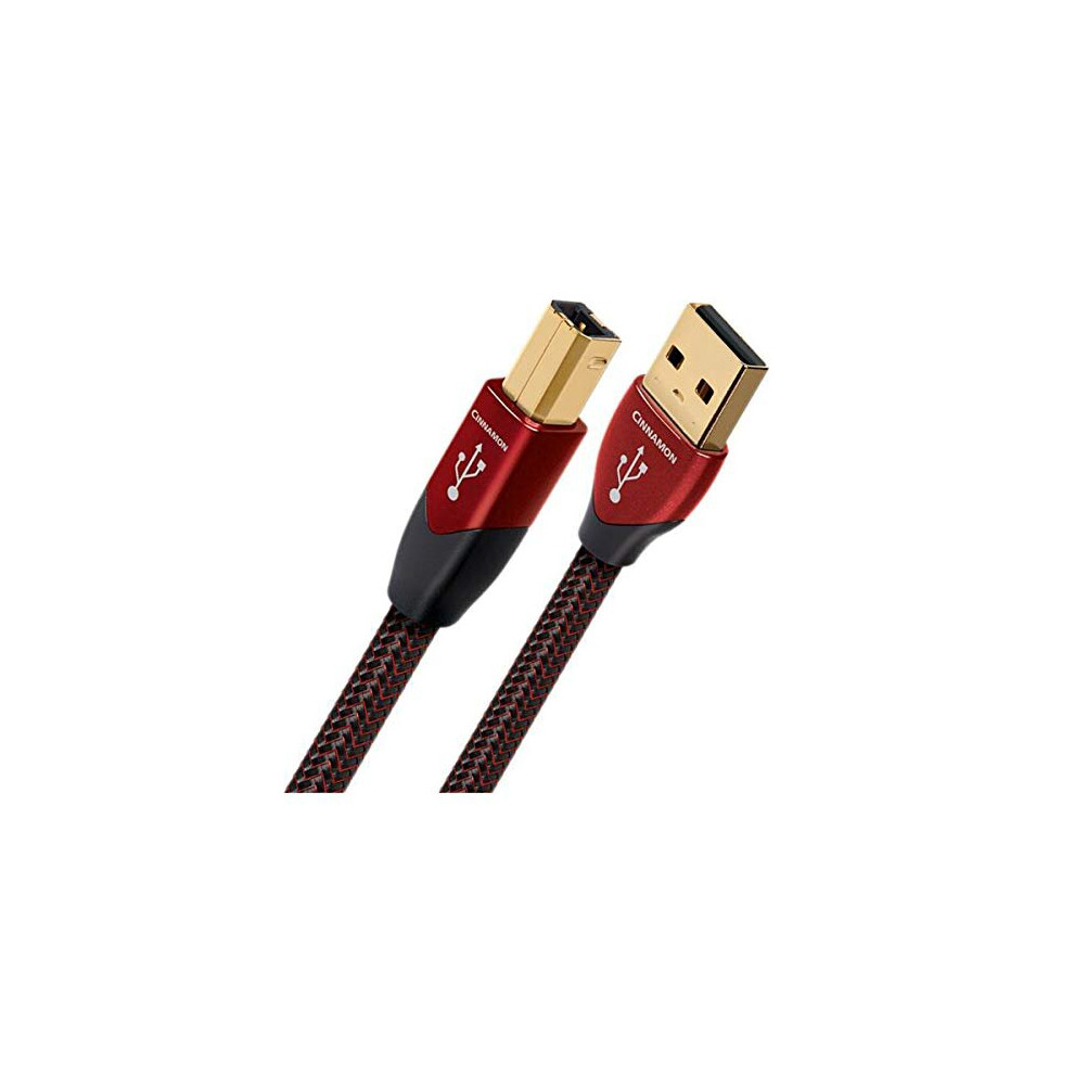 Photos - Cable (video, audio, USB) AudioQuest Cinnamon A to B USB Cable - 0.75 Meters 