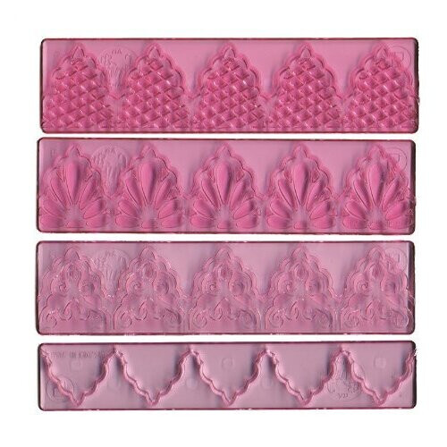 FMM Textured Lace Set 1 Includes 3 lace designs plus 1 cutter