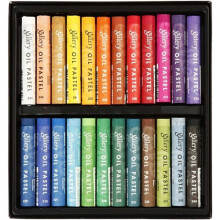 Conjunto de 24 Pastéis de Óleo Macios Mungyo Gallery - Cores Sortidas