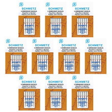 50 Schmetz Embroidery Sewing Machine Needles - Size 75/11 - Box of 10 cards