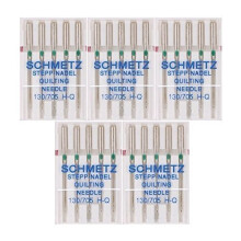 25 Schmetz Quilting Sewing Machine Needles 130/705H H-Q Size 75/11