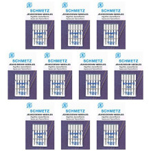50 Schmetz Jeans (Denim) Sewing Machine Needles - Size 100/16 - Box of 10 cards