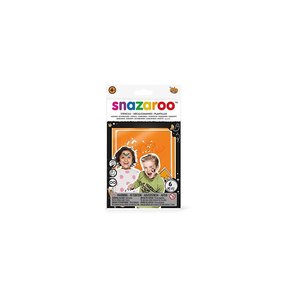 Snazaroo Face Paint Stencils: Halloween Set